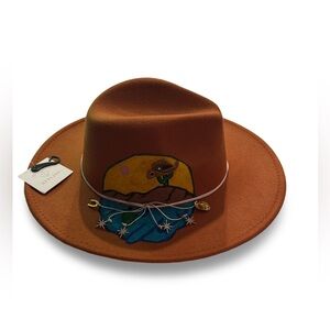 Lazy Days to Starry Nights Custom Painted Hat